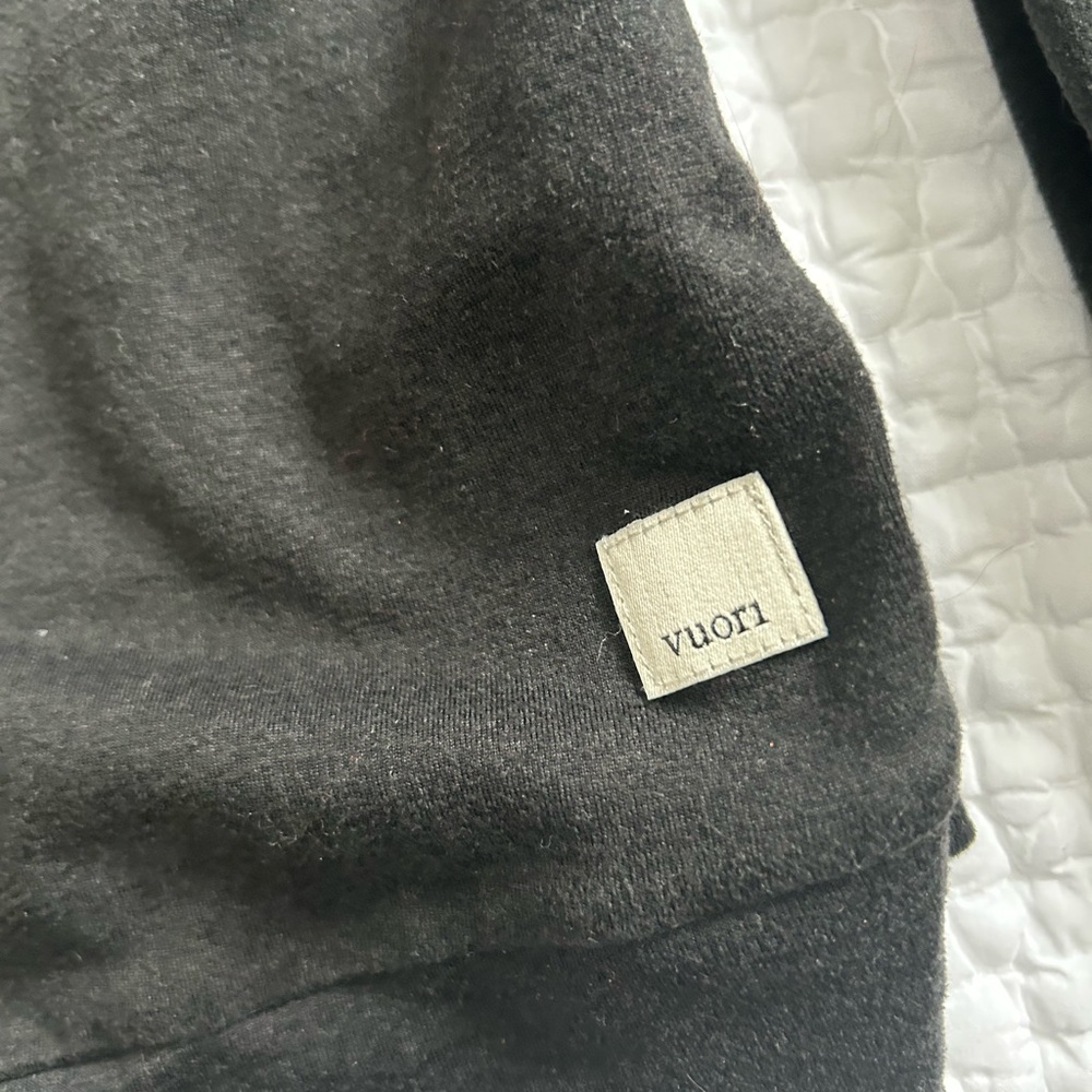 Vuori Halo Essential Hoodie medium black heather - Picture 3 of 6